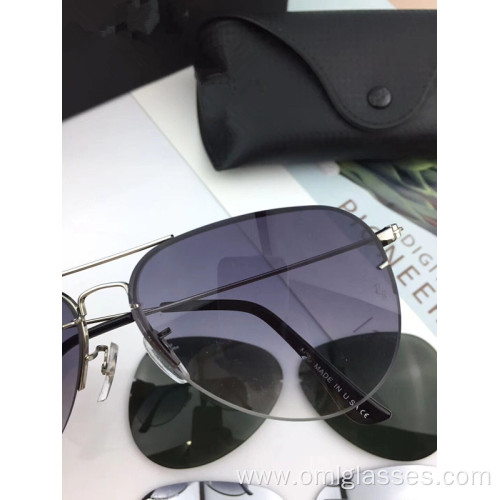 Unisex Rimless Sunglasses Fashion Accessories